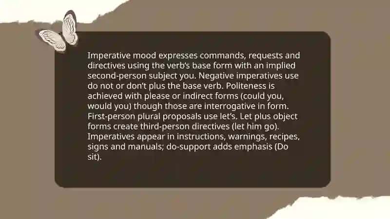 Verb moods 4