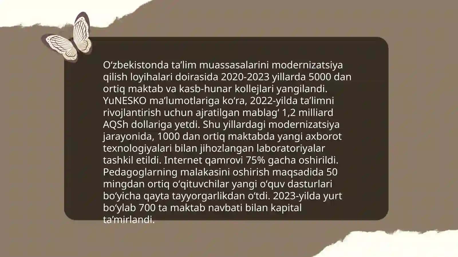 Maktabgacha ta'limni rivojlantirish 4