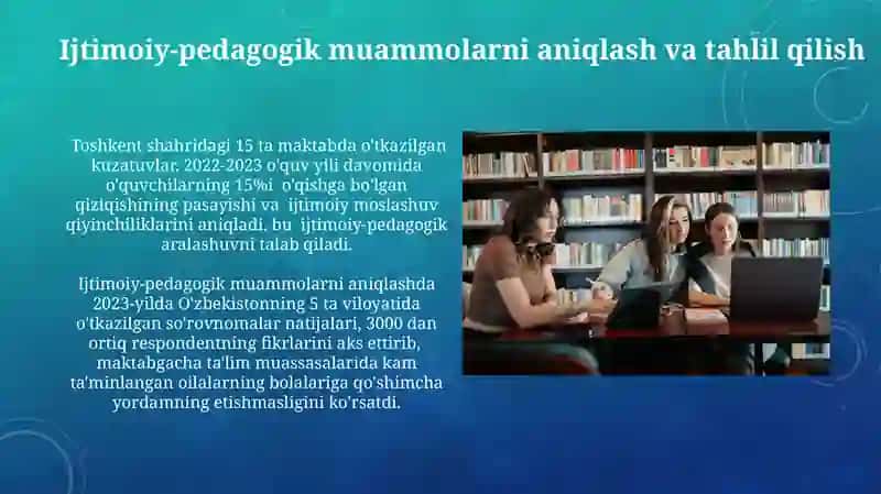 Ijtimoiy pedagogik tadqiqotlar 4