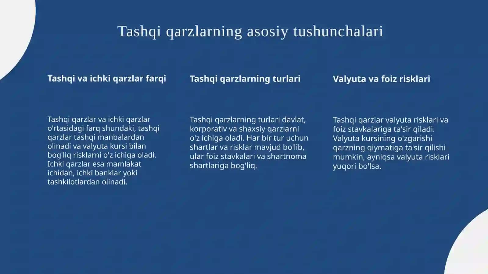Davlat tashqi qarzlarining mohiyati va uning sabablari,asosiy omillari va shakillari 4