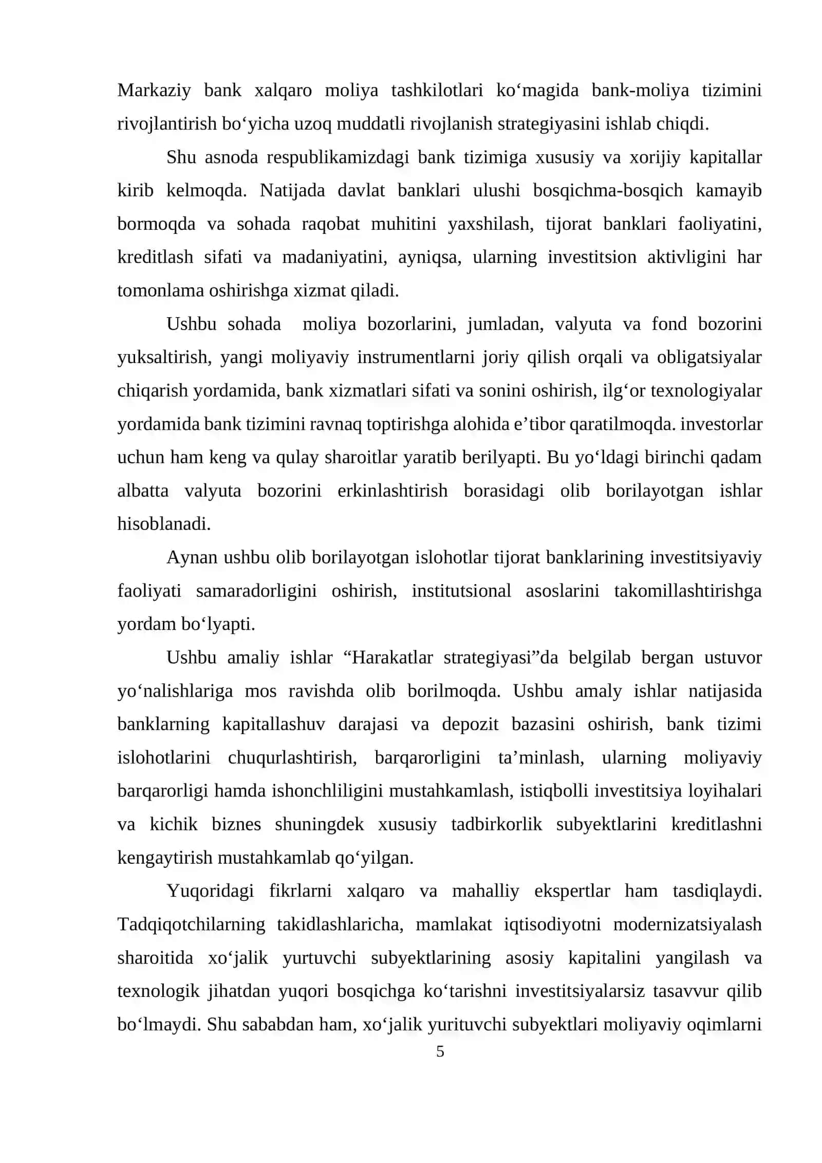 JAHON BANKLARI BILAN HAMKORLIKDA ISHLASHNI RIVOJLANTIRISH YO‘LLARI 4