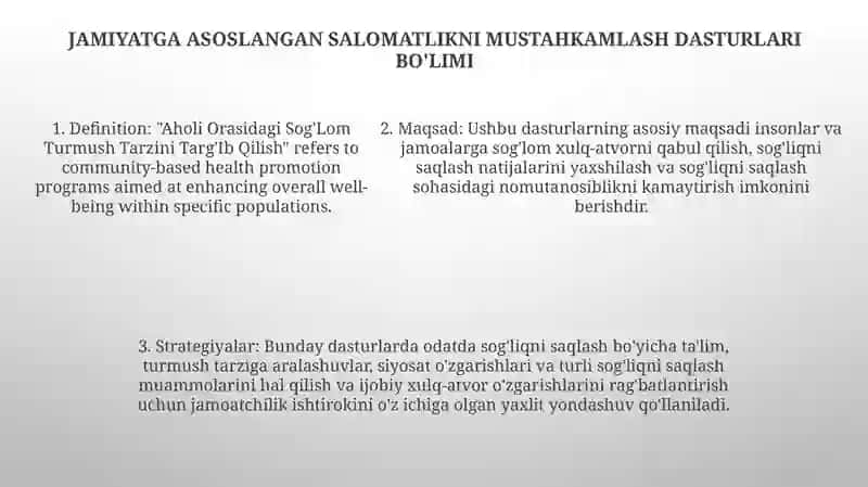 Aholi Orasidagi Sog'Lom Turmush Tarzini Targ'Ib Qilish 4