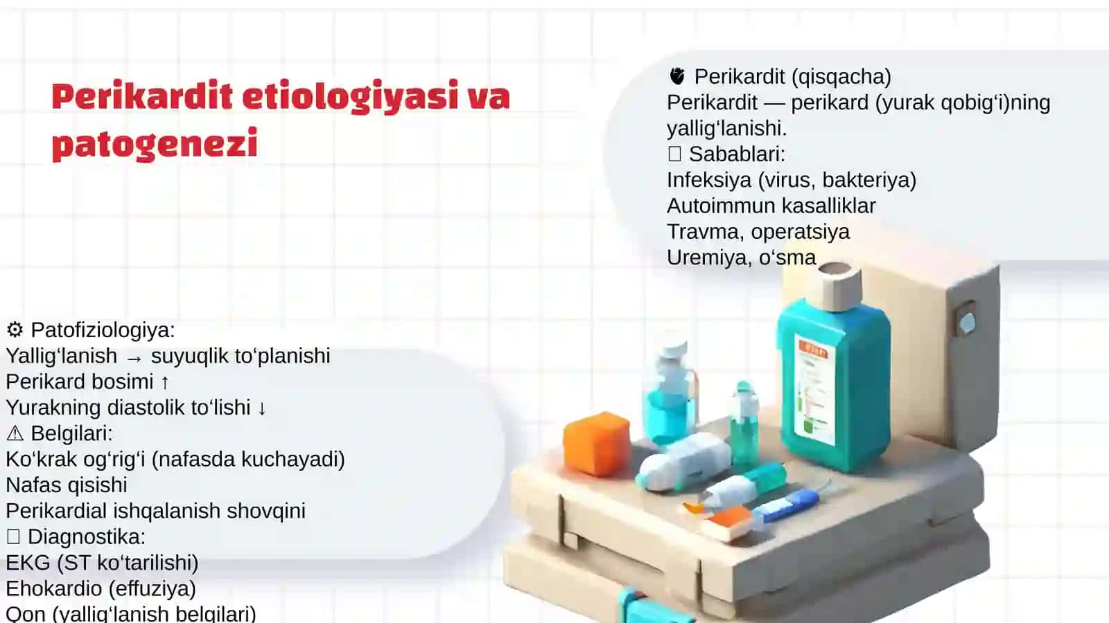 Perikard patalogiyasida yurak funktsiyasini buzulishi patafiziologiyasi 4