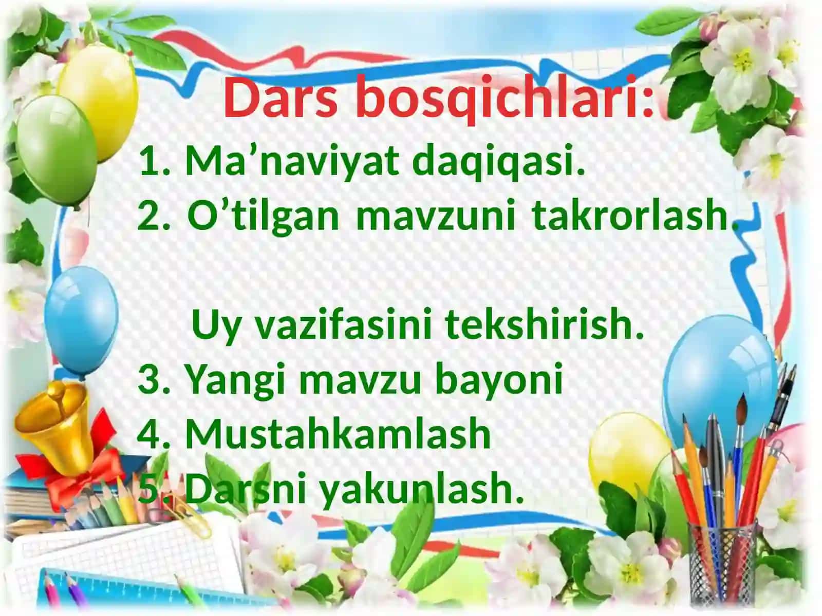 Uzunlik birliklari: detsimetr, metr 4