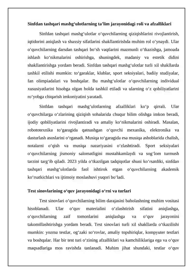 Yuriqnoma kurgazmali mashg’ulotlar,sinovlar va yakka tartibda tarbiyaviy ishlar 4