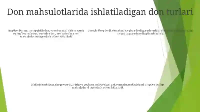 Don Mahsulotlari Umumiy Texnologiyasi 4