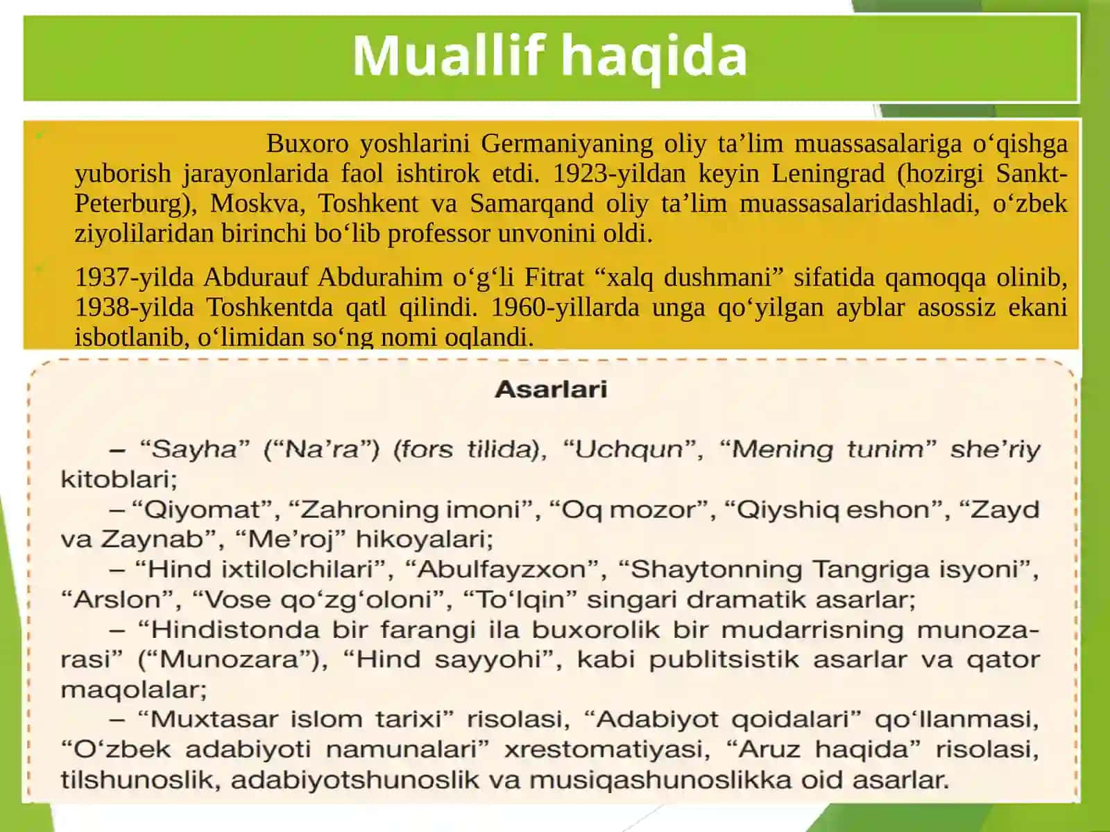 Abdurauf Fitrat “Abulfayzxon” Dramasi 4