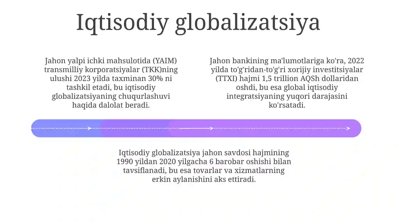 Globalizatsiya Tushunchasi, Mohiyati, Jamiiyatda Namoyon Bo'lish Xususiyatlari 4
