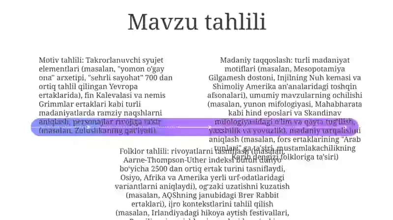 Xalq og'zaki ijodi turlari 4