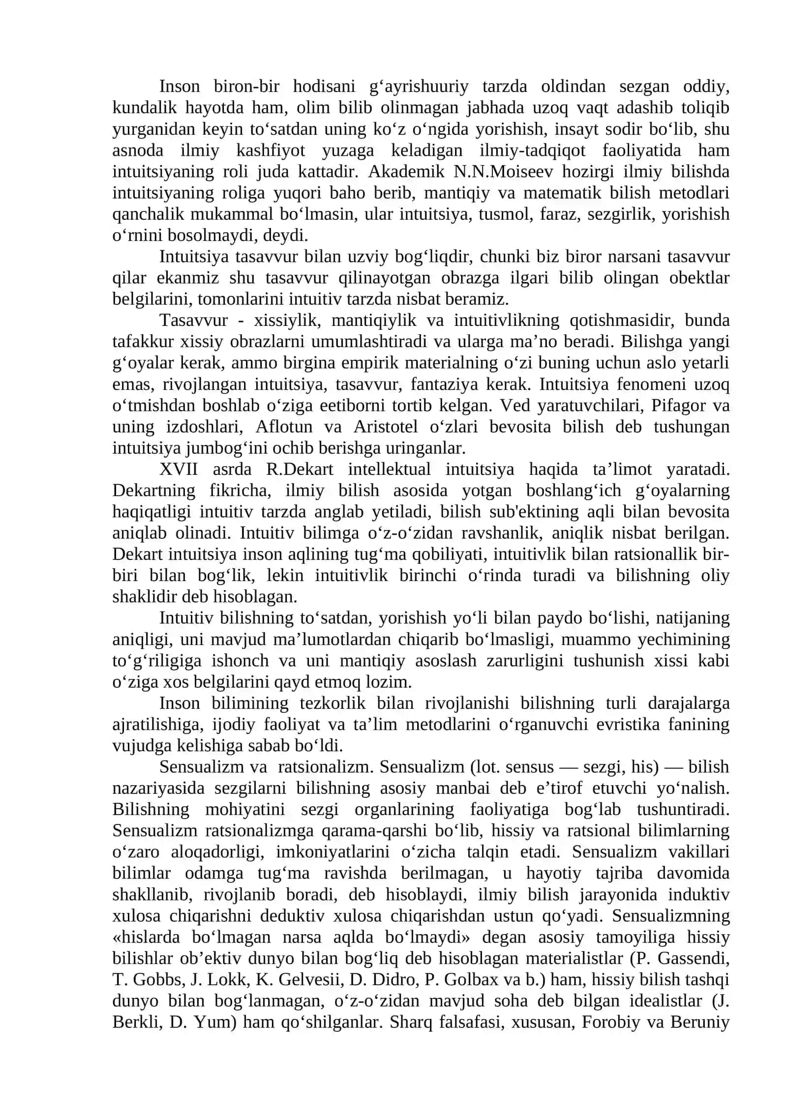 GNOSEOLOGIYA – BILISH FALSAFASI 4