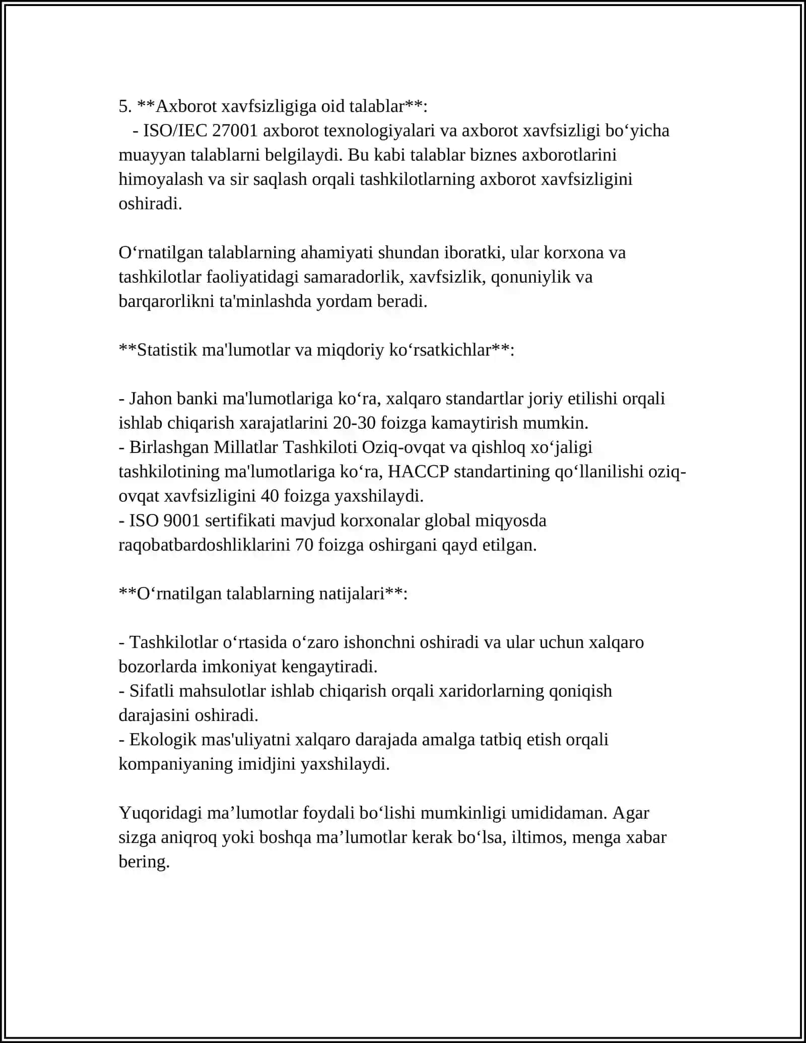 O'rnatilgan talablar 4