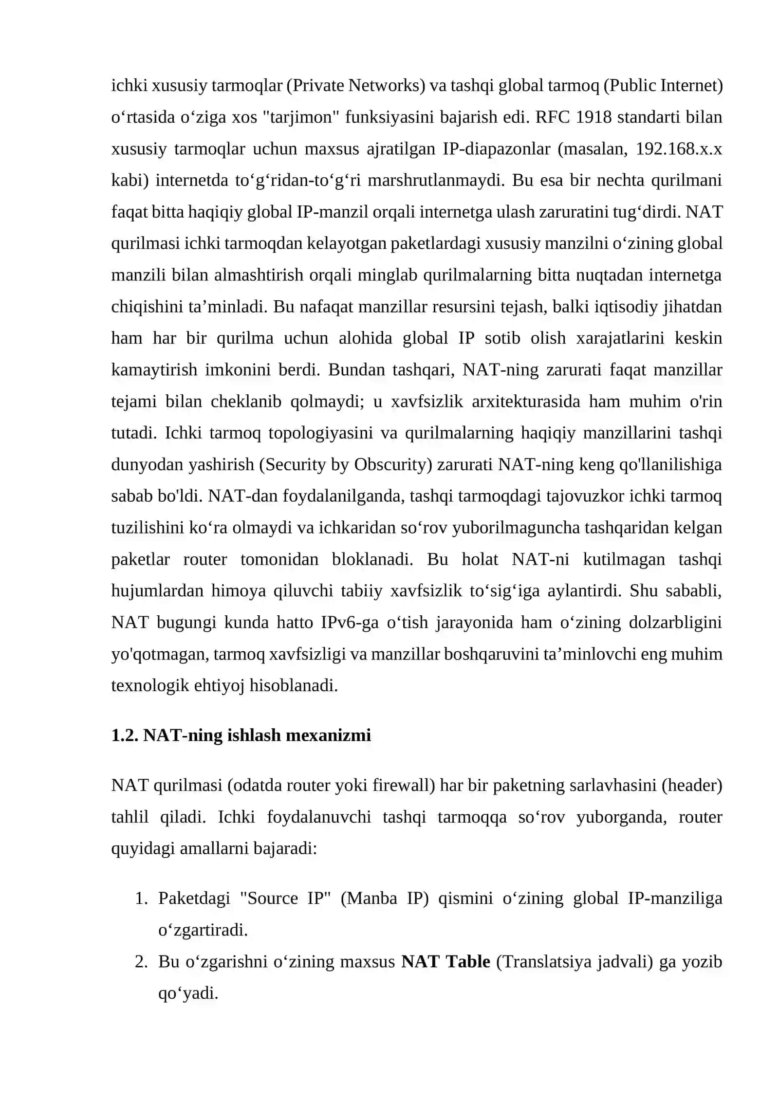 Kurs ishi rejasi 4