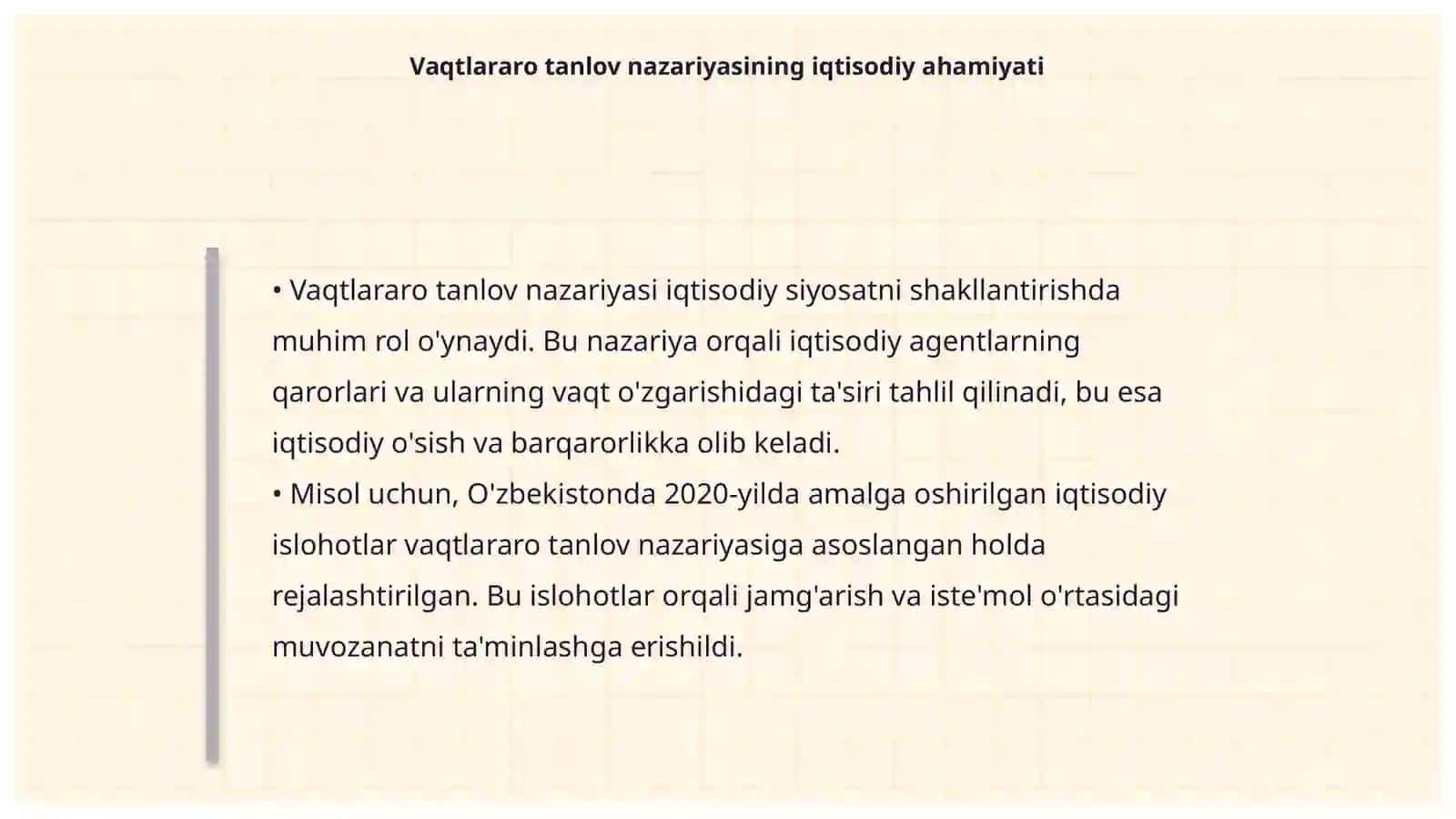 Jamg'arish va iste'molning makroiqtisodiy modellashtirilishi 4