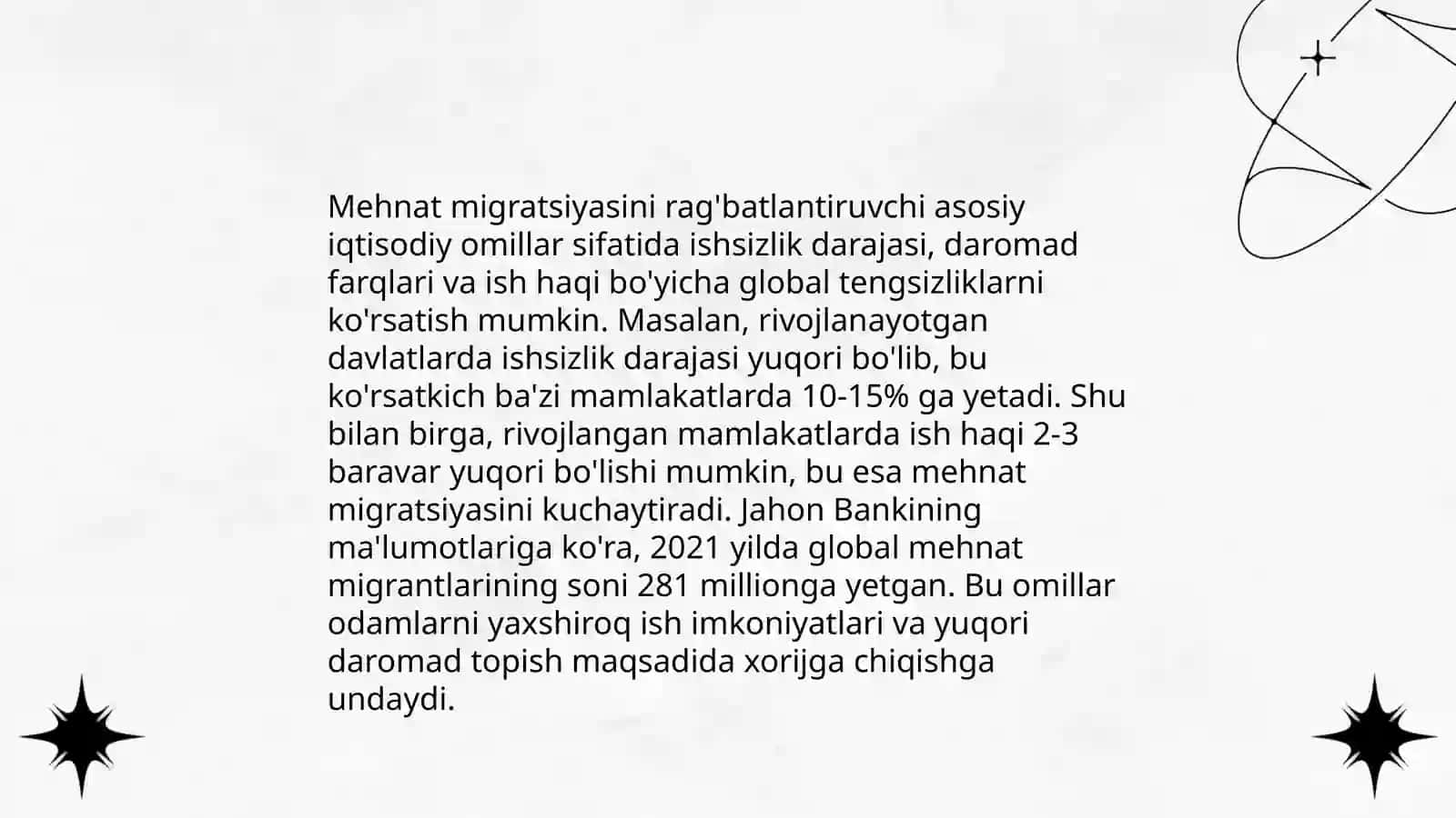 Oʻzbekistonda mehnat migratsiyasi:tendentsiyalar va asosiy sabablar 4