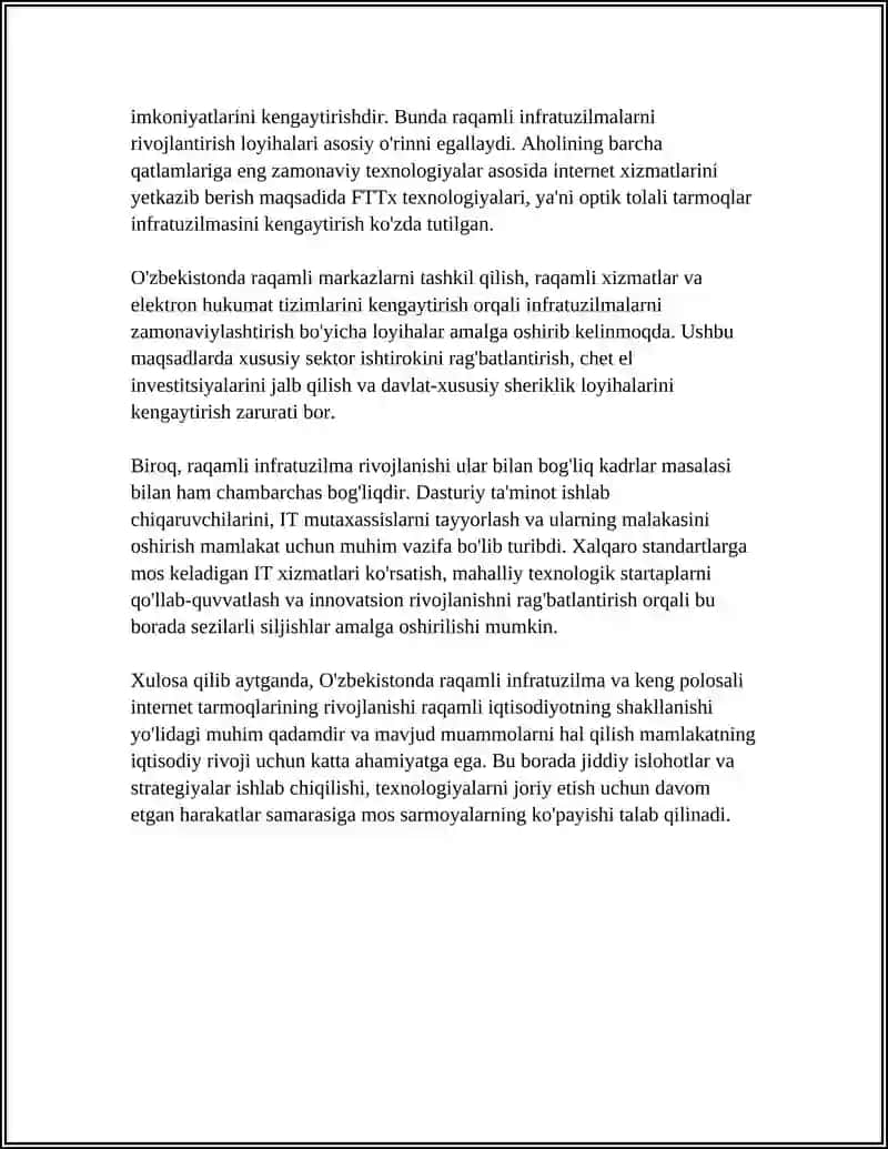 Raqamli iqtisodiyotning shakllanishi muammolari 4