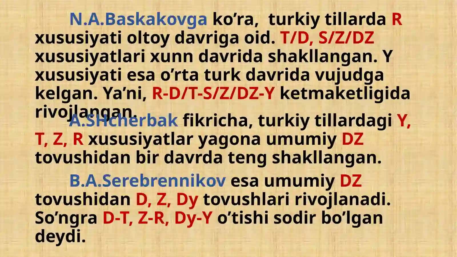O‘zbek tilining tarixiyfonetikasi 4
