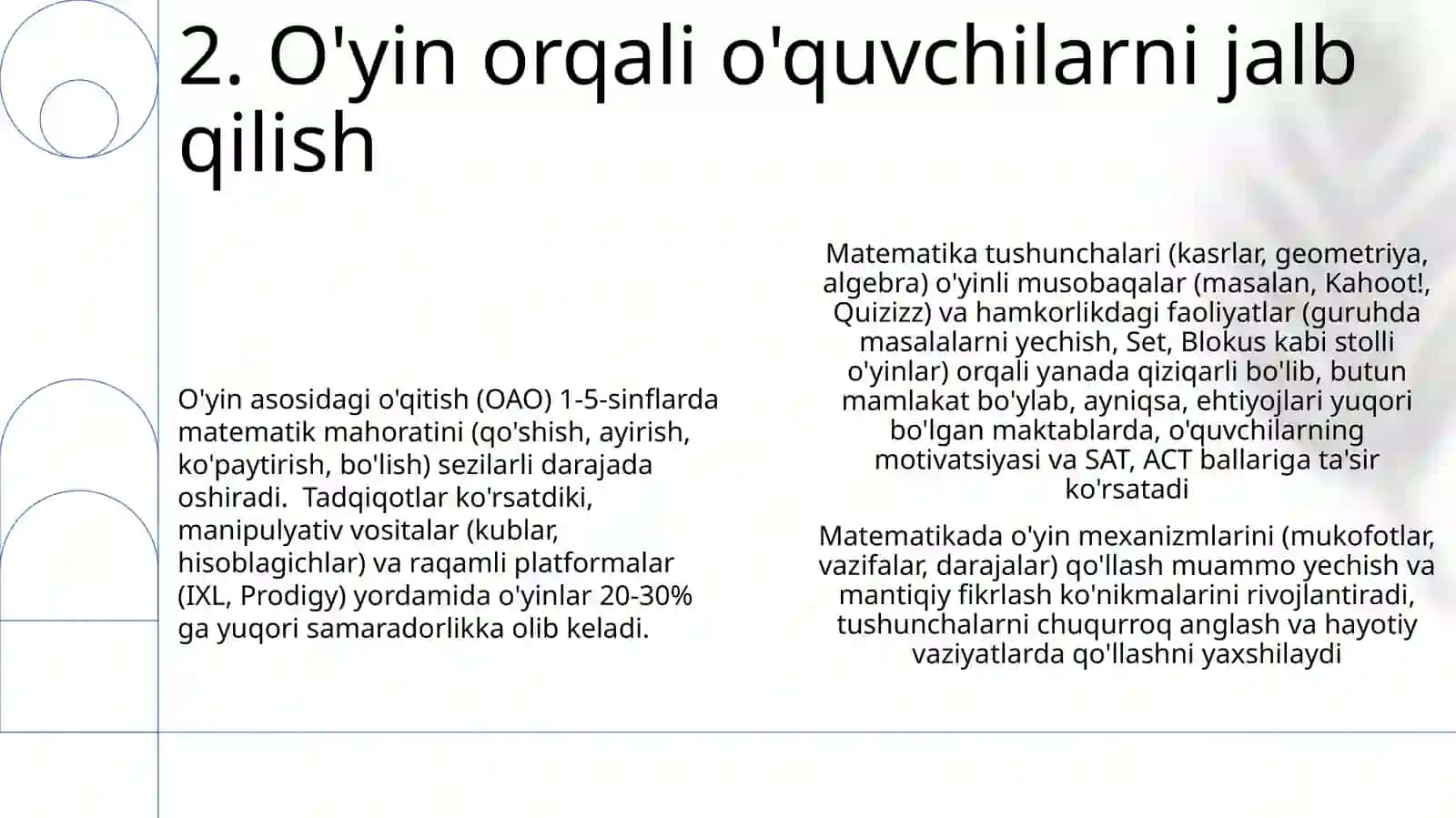 Matematik oyinlarning pedagogical ahamyati 4