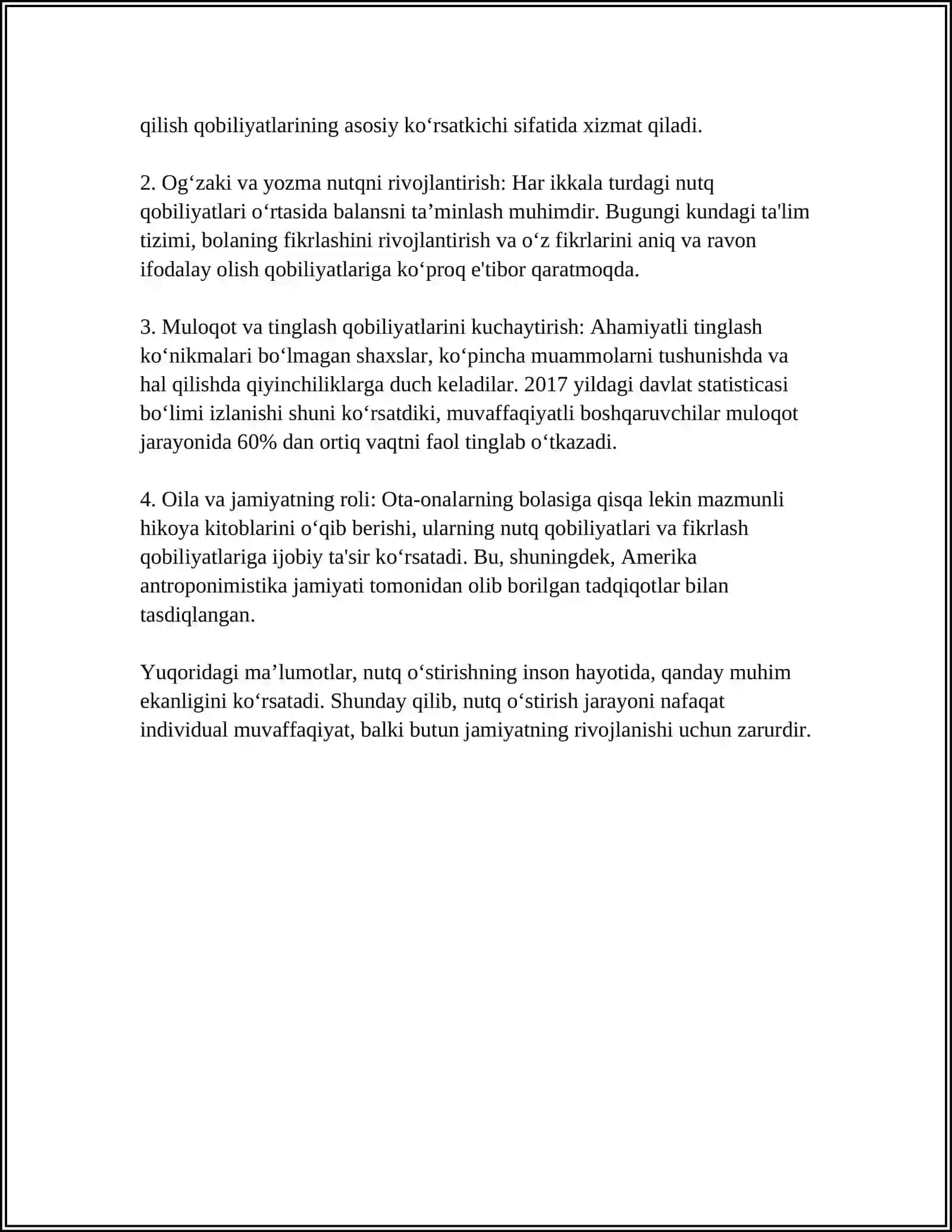 MAKTABGACHA KICHIK YOSHDAGI BOLALAR NUTQINI OʻSTIRISHNING VAZIFALARI, METODLARI VA VOSITALARI 4