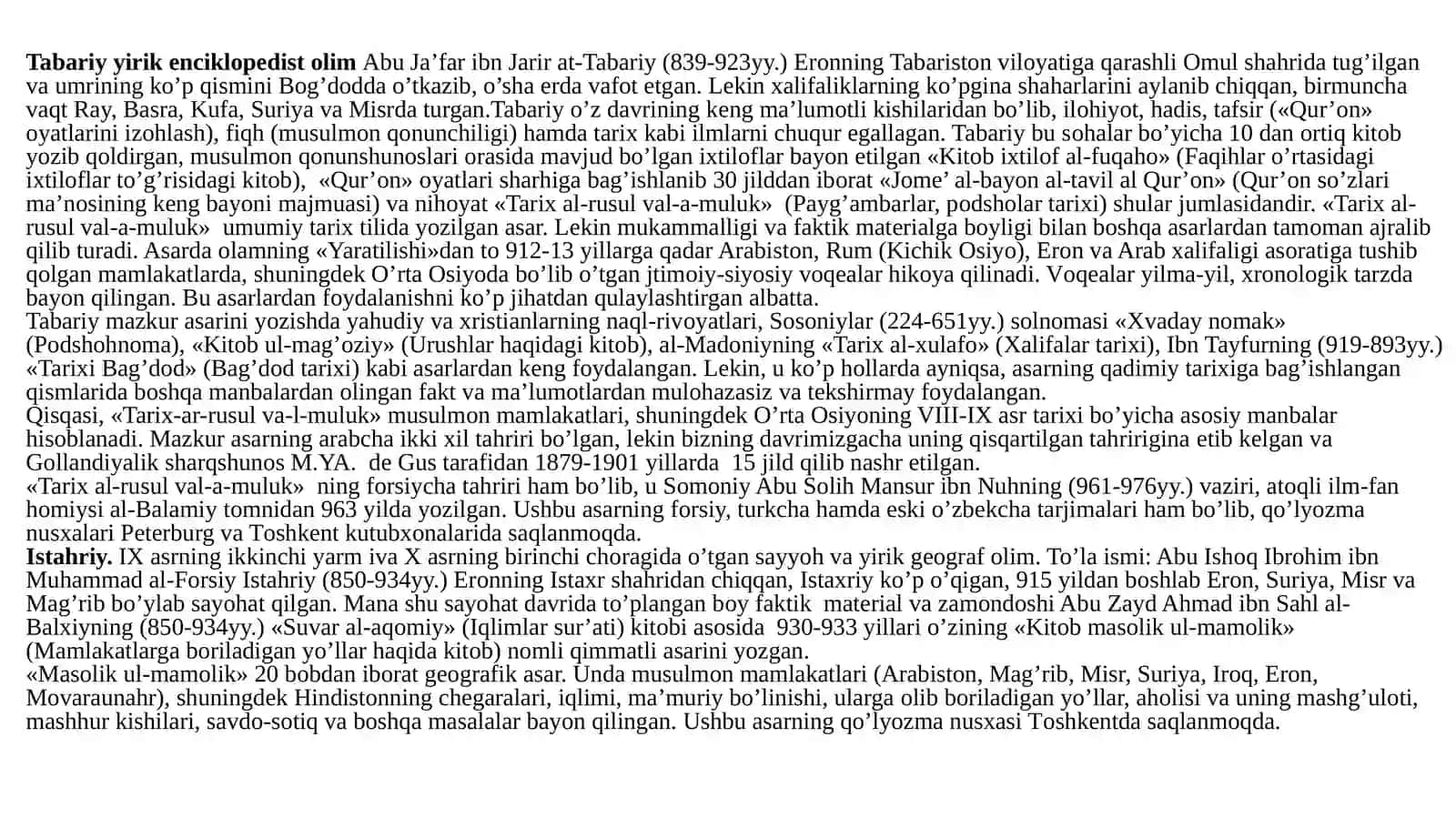 Orta O‘siyoda IX-XIII asrlarda ijtimoiy-siyosiy ahvol 4