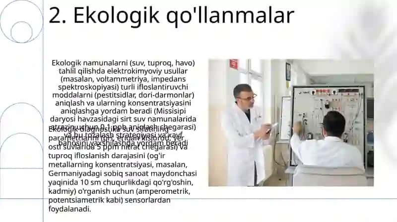 Elektrokimyoviy davolash va diagnostika usullari 4