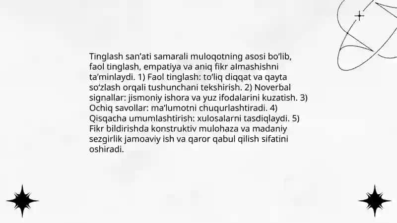 Tafakkur va Muloqot 4