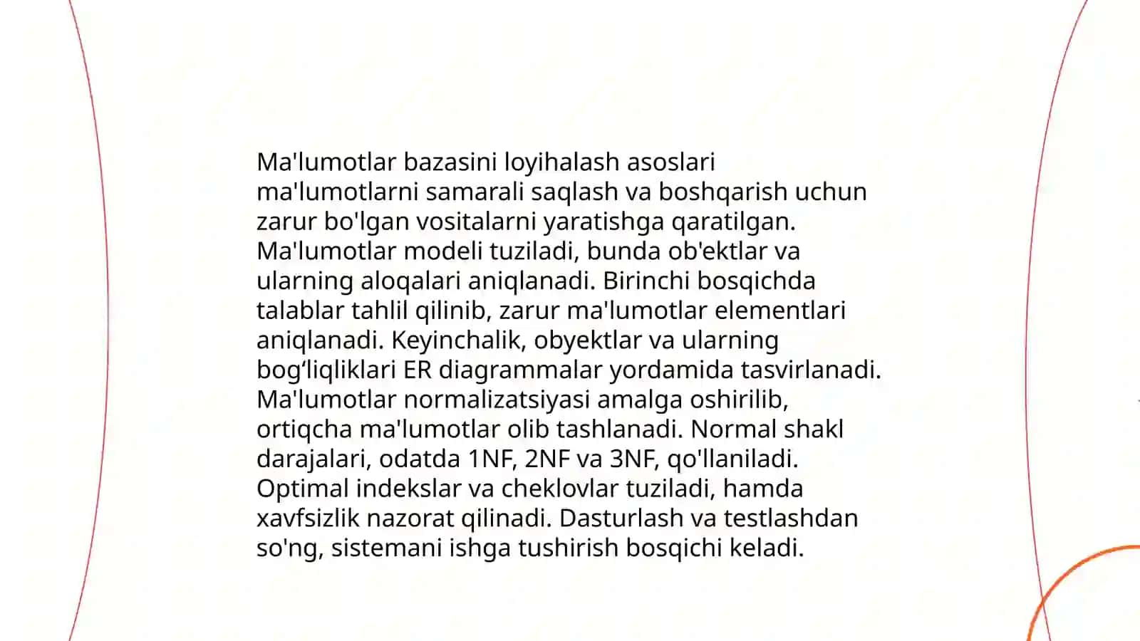 Internet tarmog'idagi malumotlar bazasini dasturiy tizim vositalari yordamida yaratish 4