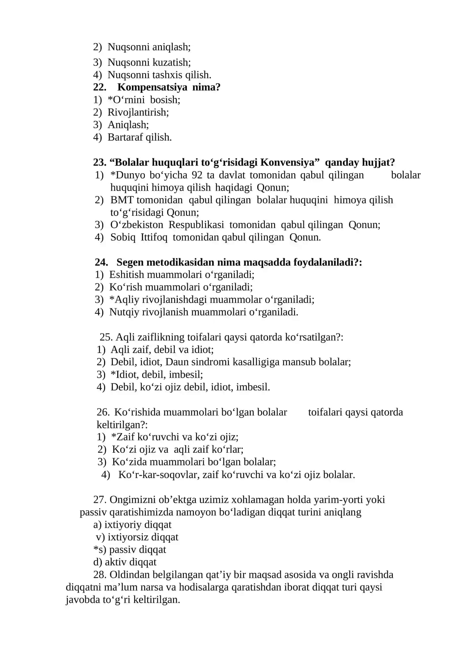 Testlar toifaga 4