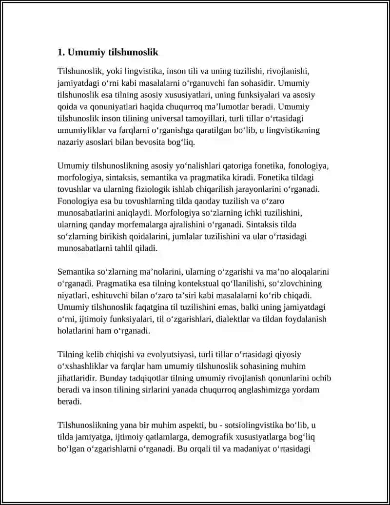 TILSHUNOSLIK VA UNING BOʻLIMLARI (Arab tili) 4
