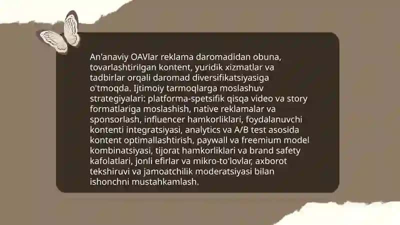 Ananaviy OAVning ijtimoiy tarmoqlar egallashi 4