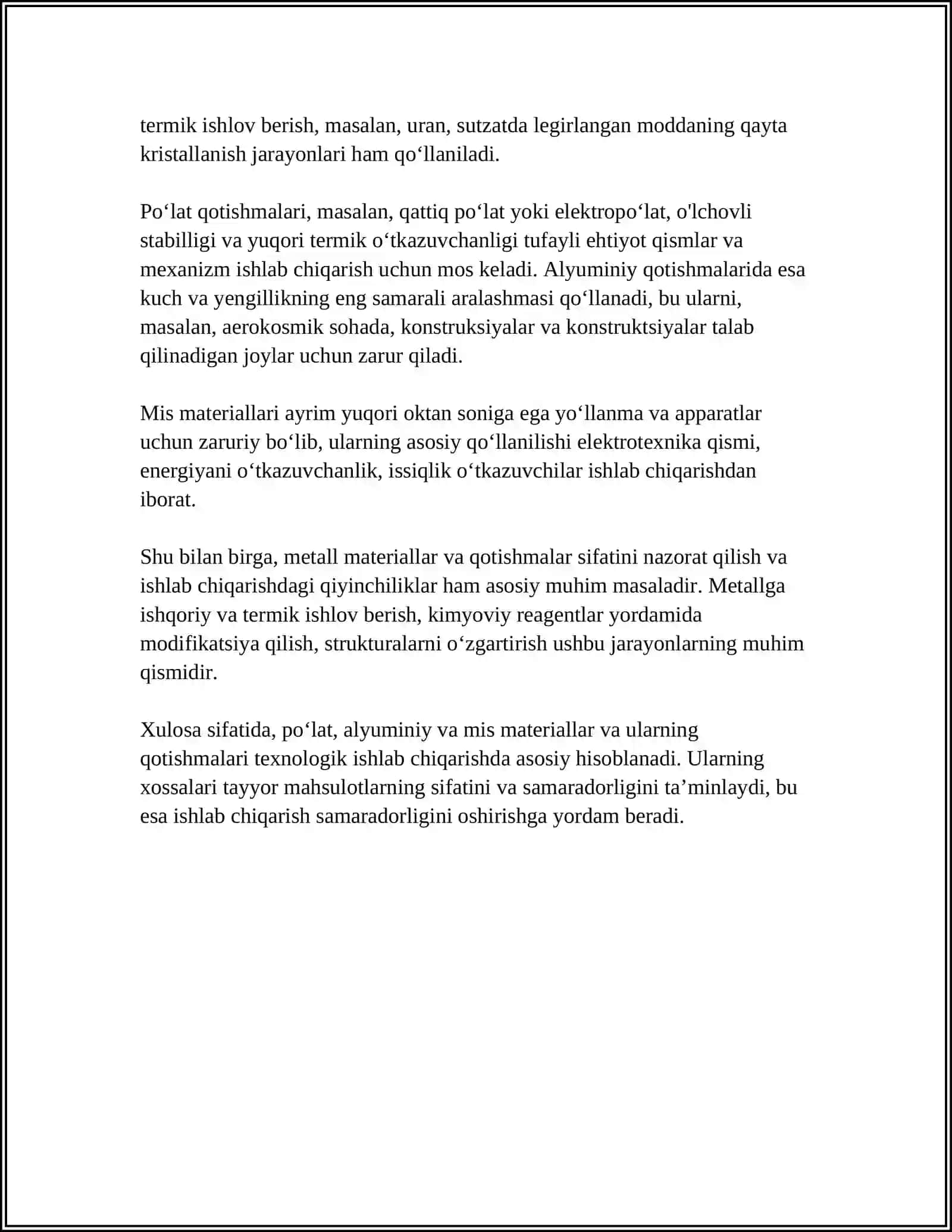 USKUNA VA JIHOZLARNI TAYYORLASH MATERIALLARI 4