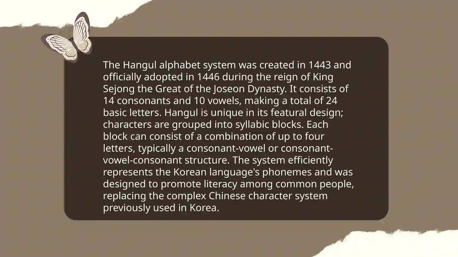 Full information about Korean language 4