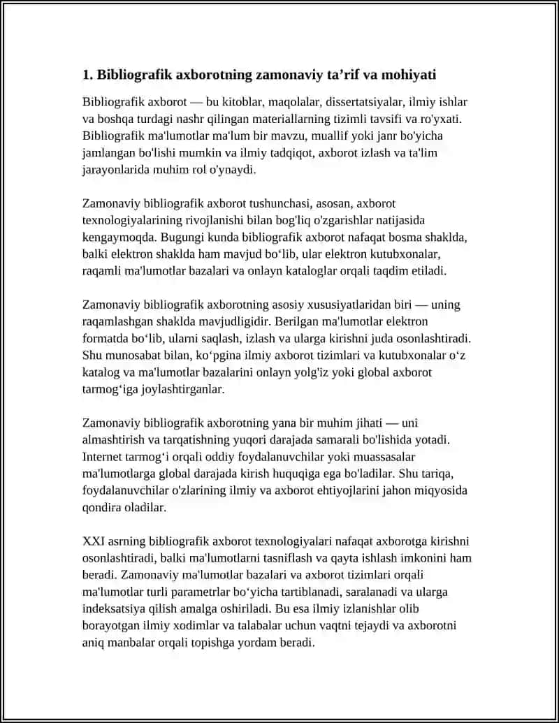 BIBLIOGRAFIK AXBOROTNING ZAMONAVIY TUSHUNCHASI 4