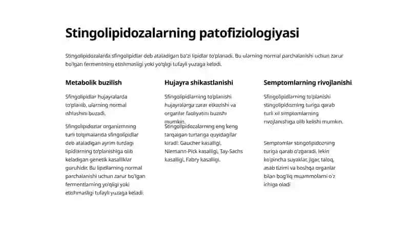 Stingolipidozlar 4