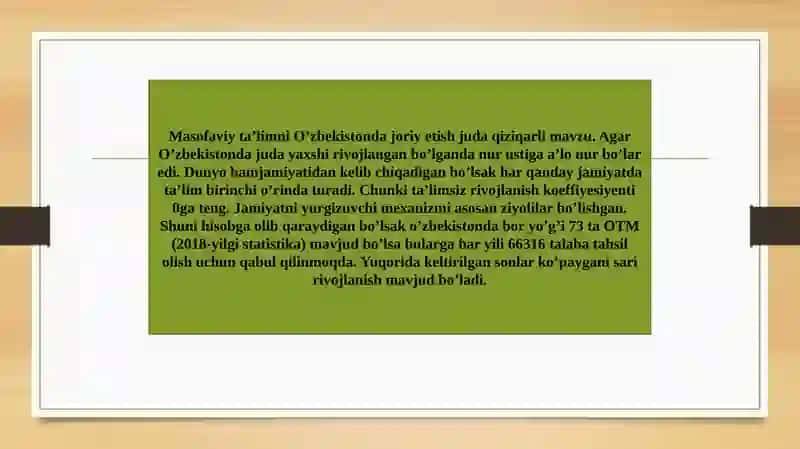 Masofaviy ta'limning xususiyatlari va qulayligi 4