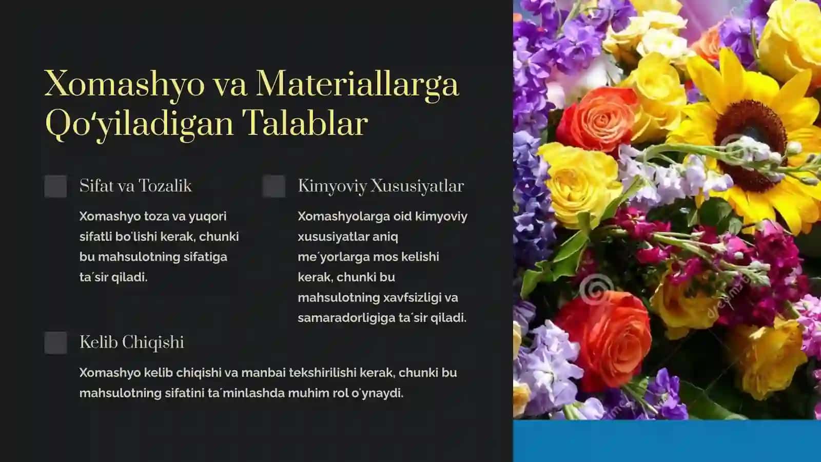 Parfyumeriya Kosmetik Tovarlarni Ishlab Chiqarish va Sifat Nazorati 4