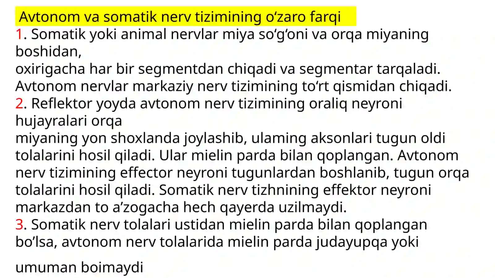 Vegetativ nerv tizimining simpatik va parasimpatik qismi 4