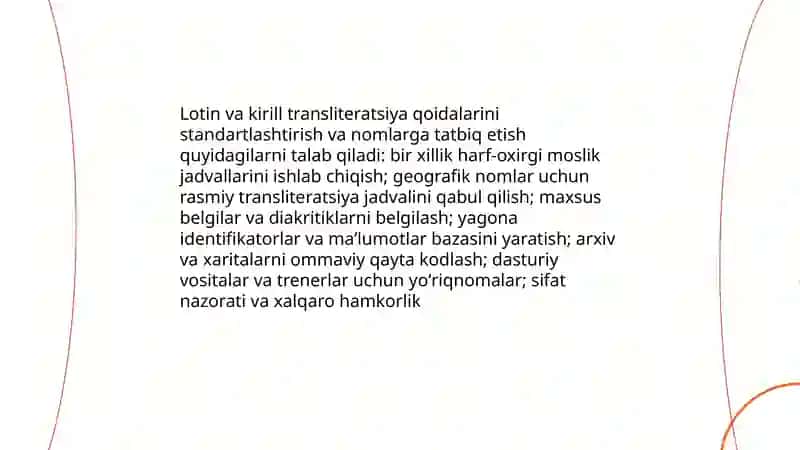 Geografik nomlarni standartlashtirish bòyicha amaliy topshiriqlar 4