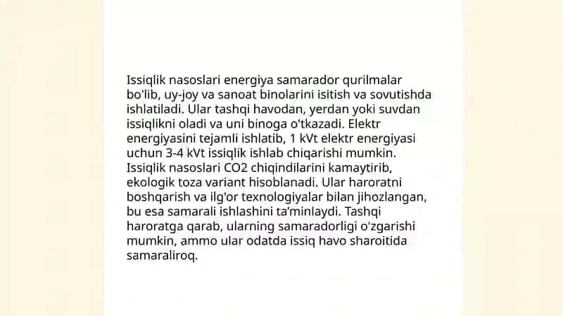 Isitish tizimining isitish asboblari 4