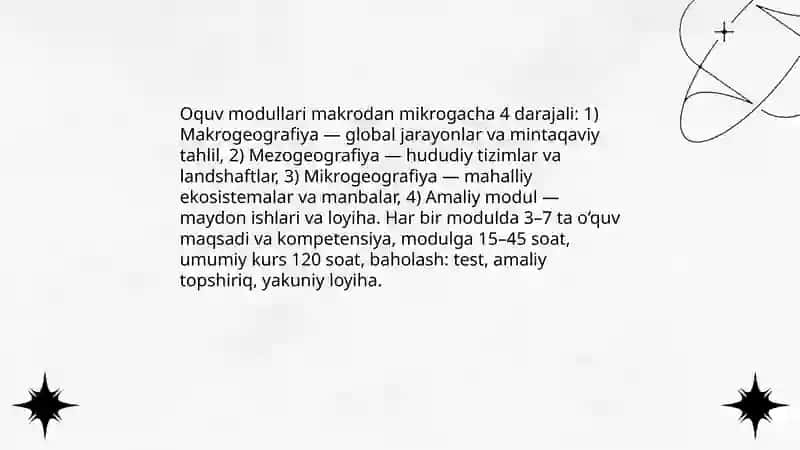 Tabiiy geografiya fanlarining mazmuni, tuzilishi va oqitish texnologiyalari 4
