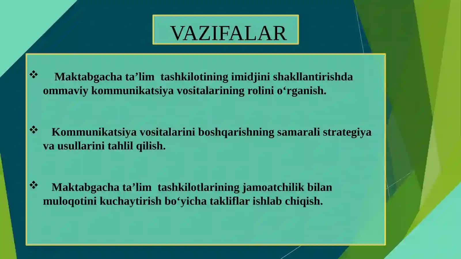 Menejerlik oʻquv kursi AD20 4
