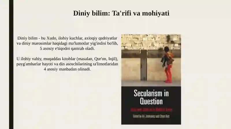 Sekulyar bilim 4