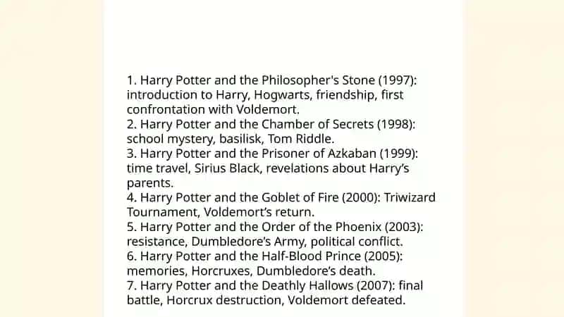 About Harry Potter 4