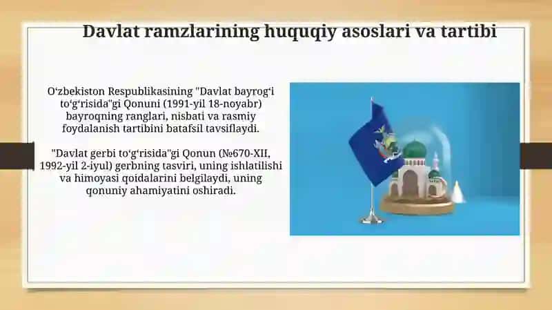 Oʻzbekiston ramzlari: Milliy iftixor va birlik 4