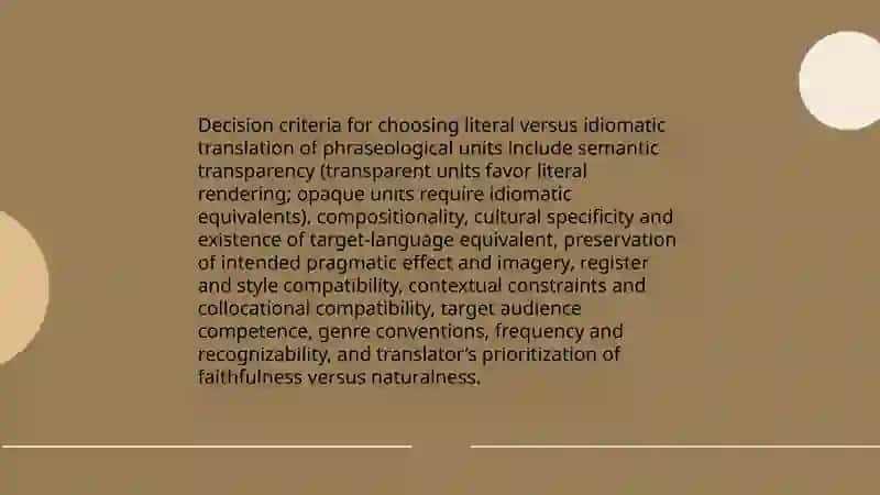 Equivalence in the Translation of Phraseological Units 4