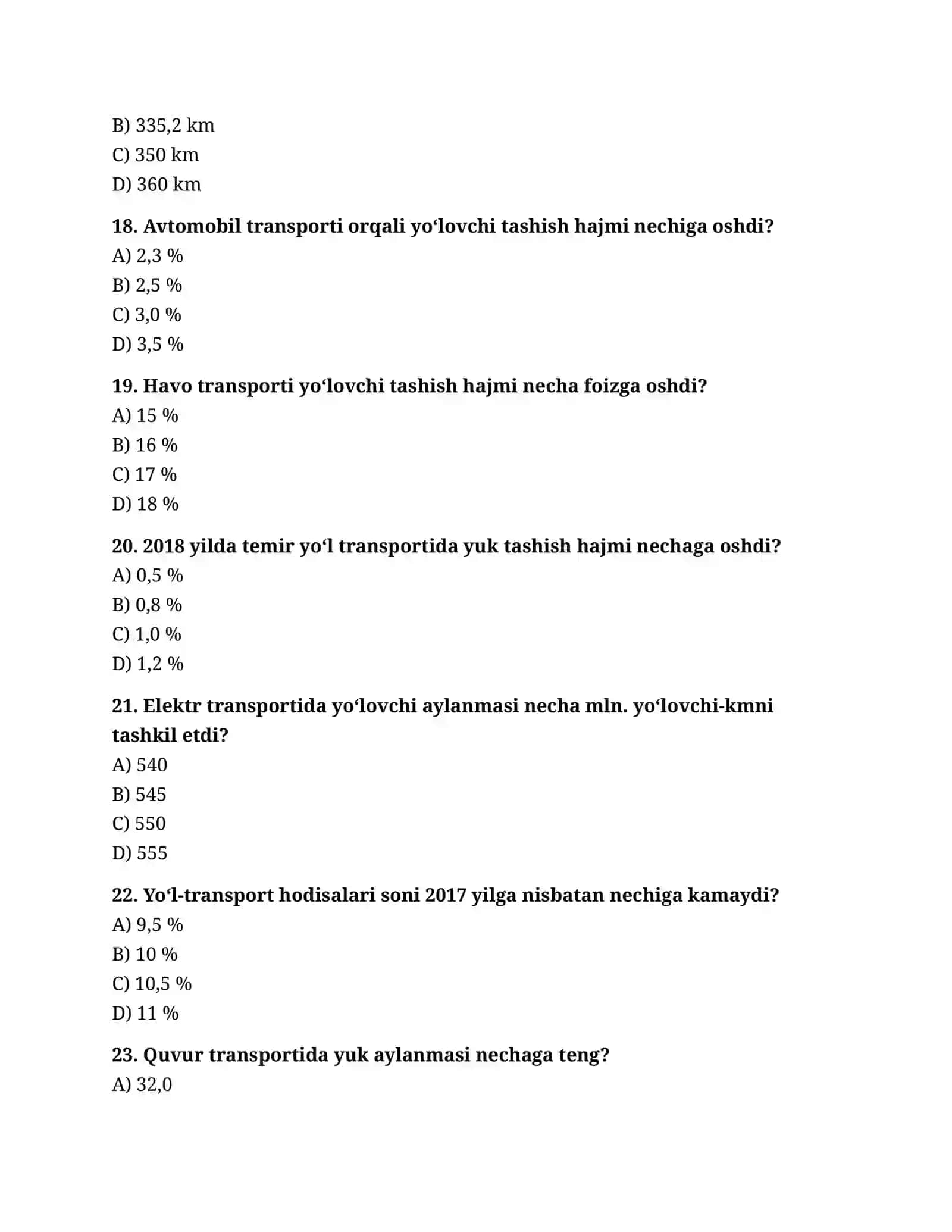 Rеspublikаmizdа аviа vа tеmir yo’l trаnspоrtidа yuk vа yo’lоvchi tаshishdаgi muаmmоlаr 4