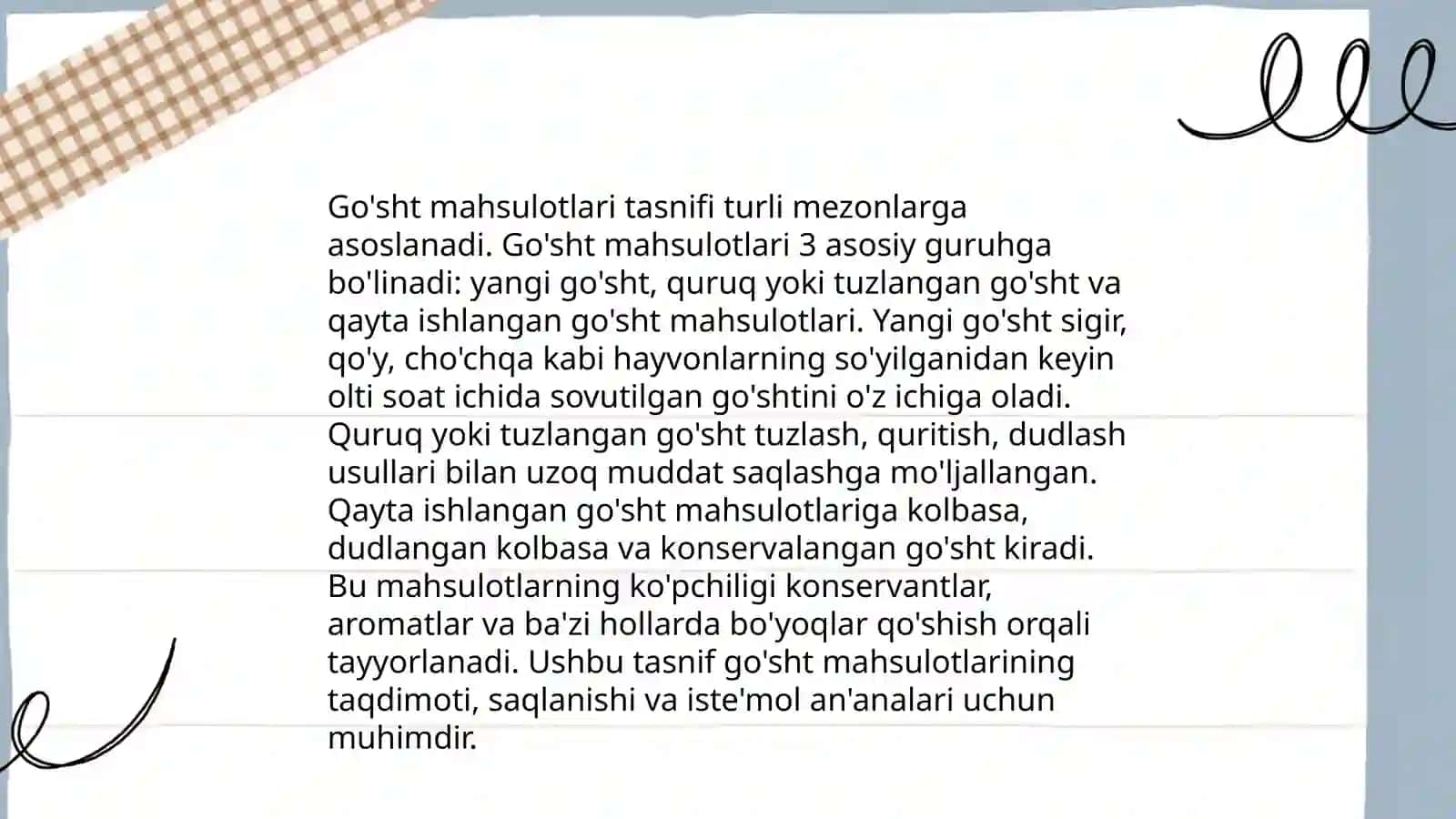 Nooziq-ovqat maxsulotlarini tasnifi 4
