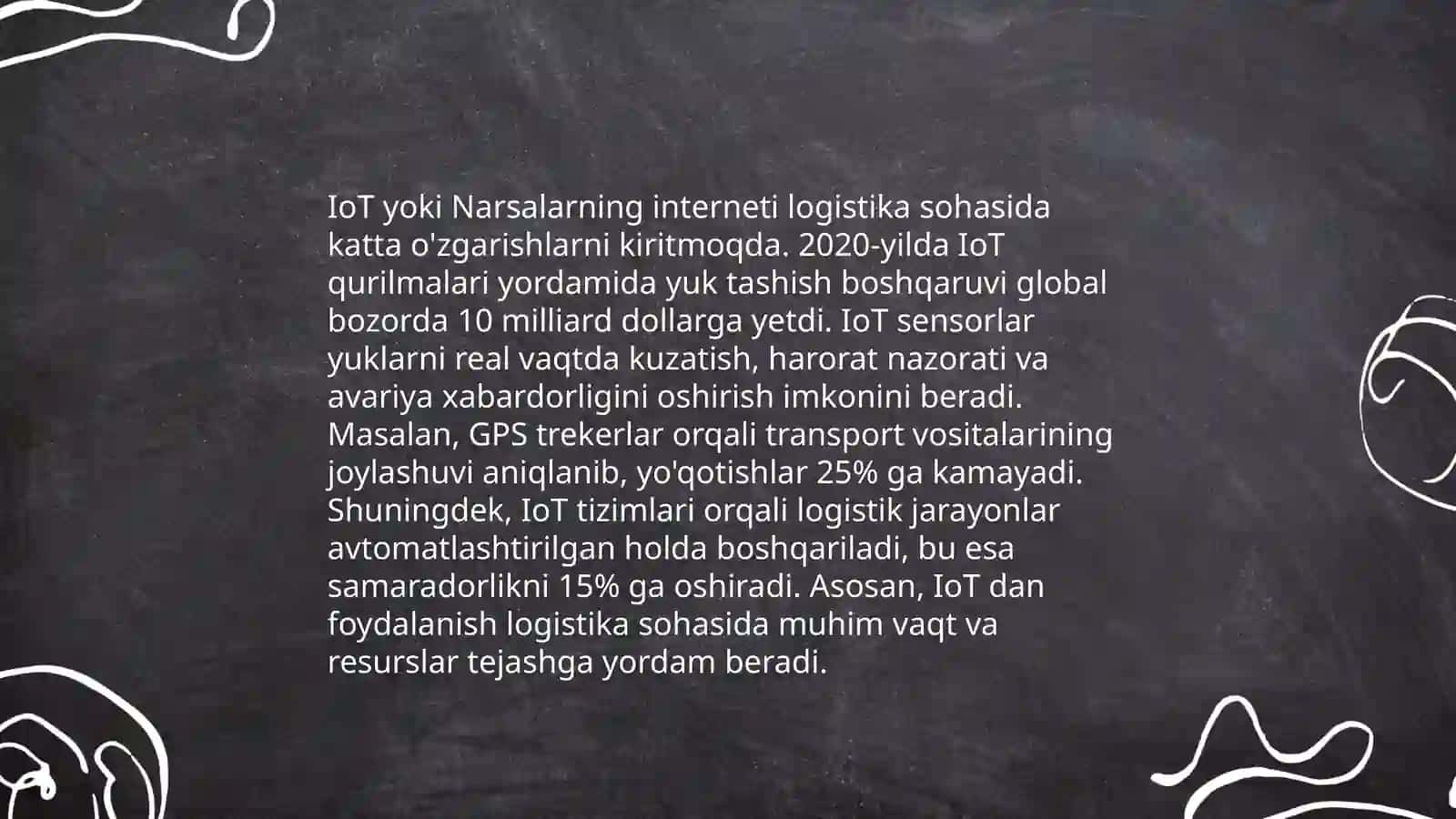 Raqamli logistika tizimida innovatsion texnologiyalardan foydalanish 4