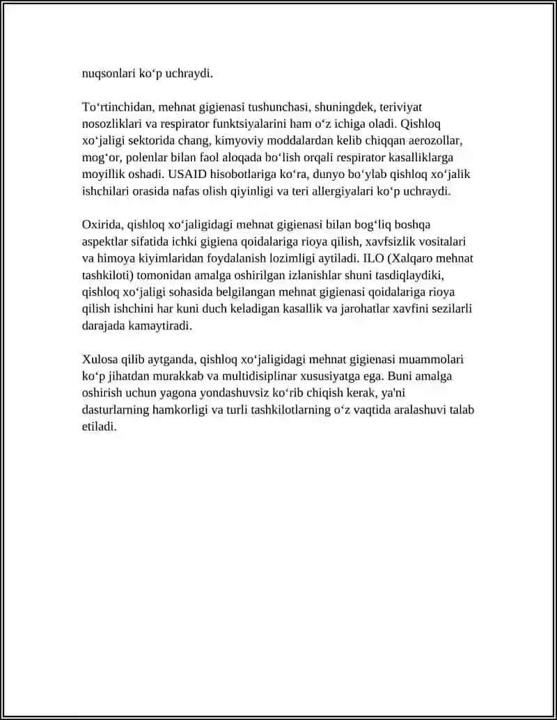 Qishloq xo‘jaligidagi mehnat gigienasi asoslari 4