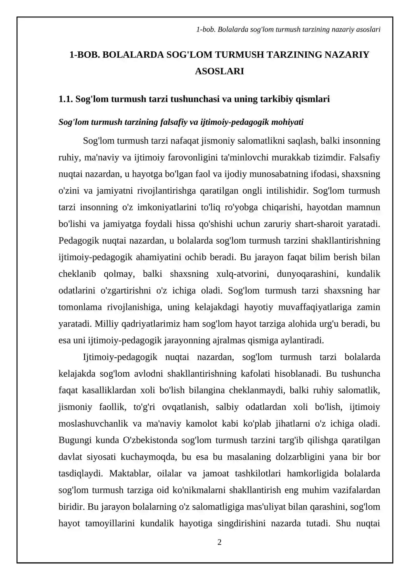 Bolalarda sog'lom turmush tarzini rivojlantirish ijtimoiy - pedagogik muammo sifatida 4