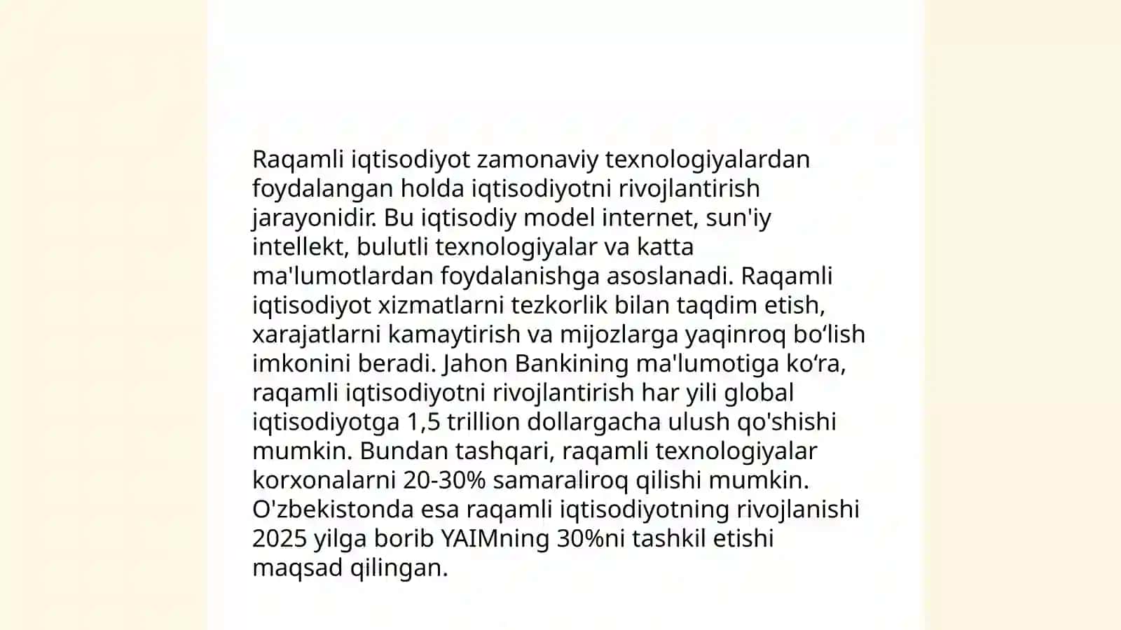 Raqamli iqtisodiyot tushunchasi va raqamli iqtisodiyot davridagi kompetentlar 4